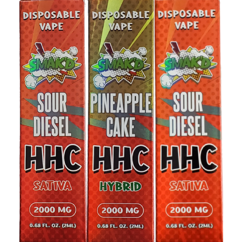 Smakd 2000 MG | Delta 8 THC Disposable Device - Delta 8 Vape Pen